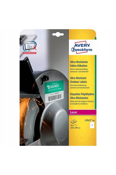Avery Zweckform Etichete autoadezive A4 AVERY ULTRA [10] 210/297