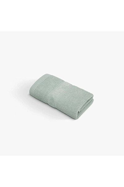 Green Black Anna Mint 100% Cotton Hand Towel