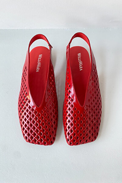 WilloWara Women's Genuine Leather Slingback Ballerinas |   Anka