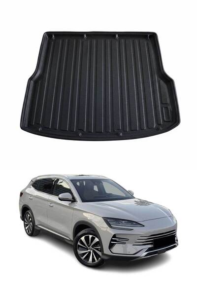 OMAC BYD Seal U DM-i 2023+ Uyumlu Araca Özel Kauçuk TPE Bagaj Havuzu Siyah Üs...
