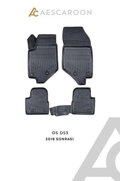 DS Ds3 2018 Sonrası 3D Havuzlu Paspas