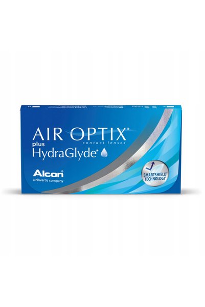 NO BRAND AIR OPTIX HYDRAGLYDE 6 bucăți lentile de contact lunare dioptrie +0.50