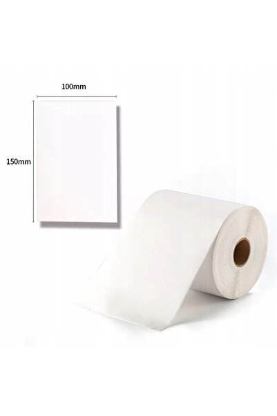 Emerson Etichete termice 100x150mm 500 bucăți albe autoadezive pentru curierat