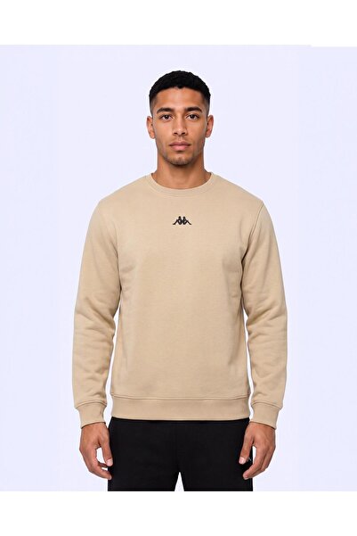 Kappa Carlo Erkek Bej Regular Sweatshirt