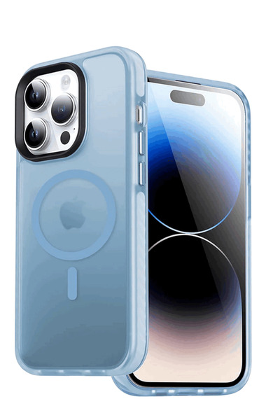OEM Husă TPU Dasfond Albastră pentru iPhone 14 Pro Max 6.7 ", Anti-șoc, N0085