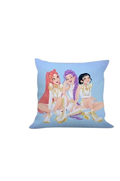 Generic Decorative Throw Pillow Cover, Anime Style Art Print, 45x45 cm, Light...