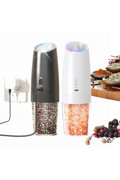 Generic PEIPU Electric Pepper and Salt Grinder, Seasoning Mill，Adjustable Coa...
