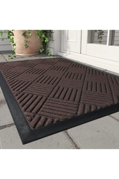 Generic Indoor-Outdoor Mats for Front Door, Durable, Non-Slip, Rubber Floor M...
