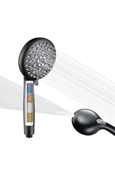 Generic SUMERAIN Hard Water Filter Showerhead with 9 Spray Modes, KDF filtrat...