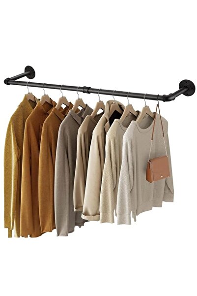 Generic Beauenty Industrial Pipe Clothes Rack, Multi-Purpose Wall Mounted Han...