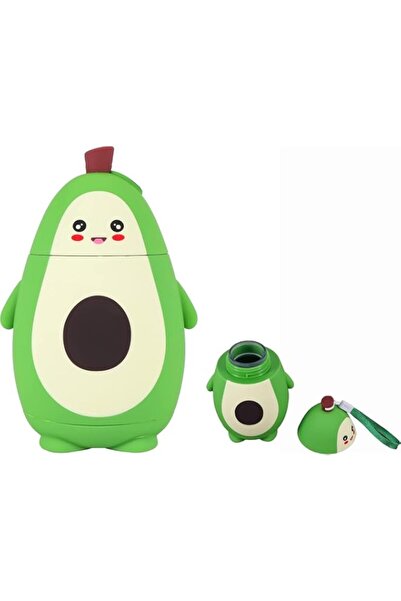 Generic Cartoon Avocado Double Layer Water Cup, Portable Travel Mug Tea Water...