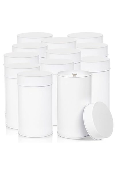 Generic EXCEFORE Tea Tin Canister With Airtight Double Lids, Leaf Storage Kit...