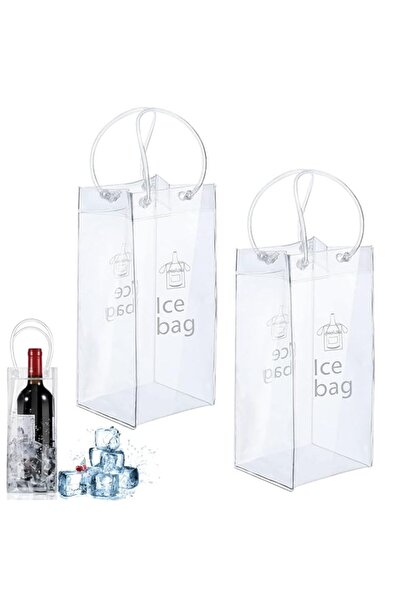 Generic Bottle Cooler, Ice Bag, Pack Of 2 Pvc Cooler Transparent, Leak-Proof ...