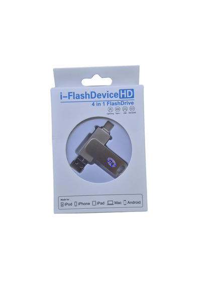 i-FlashDevice HD 4 In 1 Çok Fonksiyonlu 1 TB USB Flash Bellek - Type-C / Ligh...