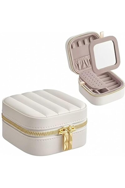 Generic Brand Travel Jewelry Case, Portable Small Jewelry Box Organizer with ...