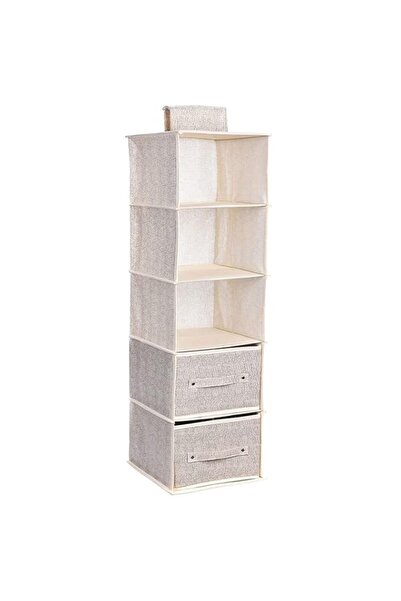 Generic Hanging Shelf Closet Organizer , Storage Box Collapsible Shelves Hang...