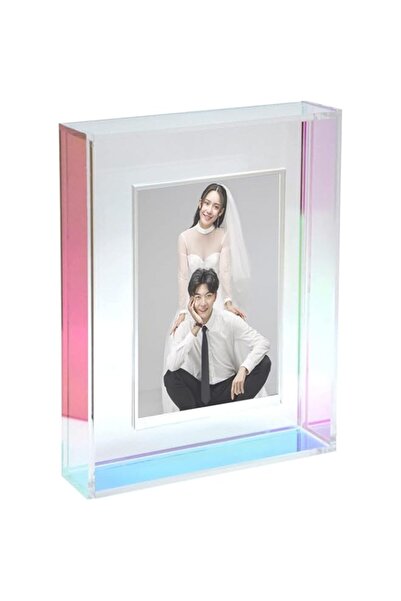 Generic Brand Acrylic Photo Frame 4x6", Refined Crystal-Clear Acrylic Photo F...