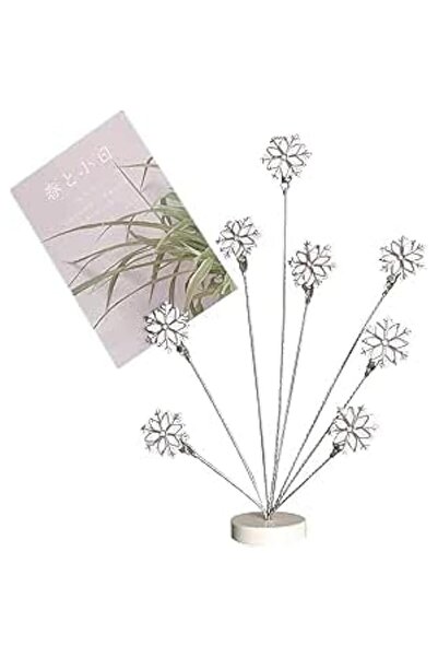 Generic Brand Tazweeq 8-Branch Family Tree Picture Frame Holder, White Snowfl...
