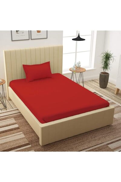Generic Story@Home Avalon 300TC 100% Cotton Solid Pattern Single Bedsheet wit...