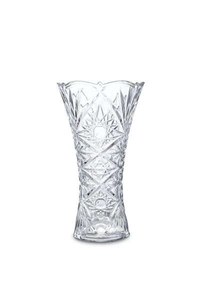 Generic kanpura Clear Crystal Vase, Glass Flower Vase Thickening Design Suita...