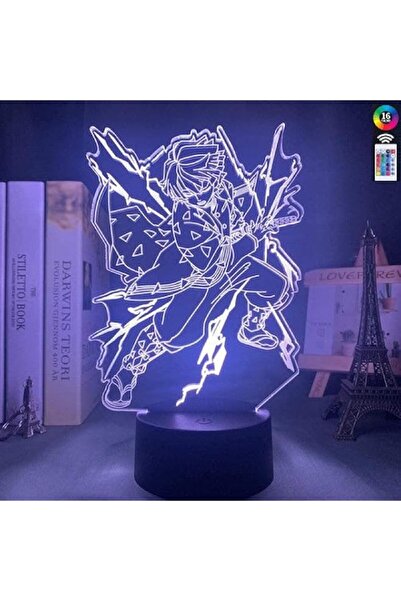 Generic Brand 3D Illusion Light LED Night Light Kimetsu No Yaiba - Anime Demo...