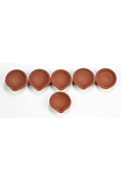 Generic Albert Sign Deepak Pooja Hindu Diya|Terracotta Handmade Earthen Clay/...