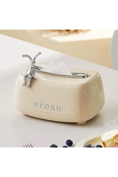 Generic Tazweeq Cute Tissue Box Covers, Oval Napkin Holder for Home Office Ba...