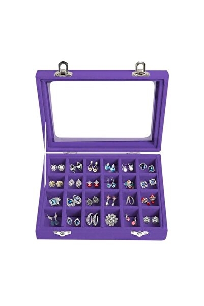 Generic Brand Gift Box Jewelry Organizer Storage Ring Earring Boxes 24 Grids,...