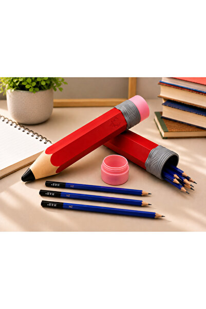 farist Giant Pencil-Shaped Pencil Case – 32X6 cm Decorative 3D Printing Pen H...