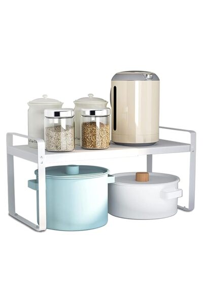 Generic Expandable Countertop Organizer Shelf, Cupboard Stand Kitchen Spice R...