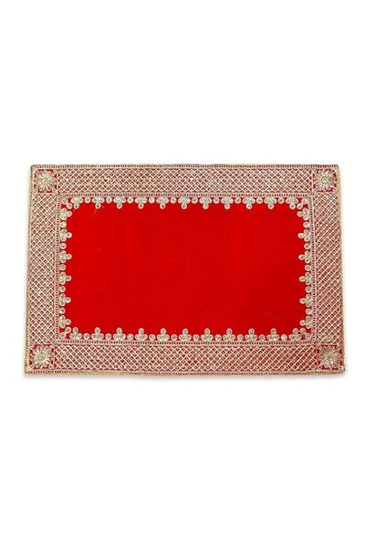 Generic Decorative Mat Aasan Velvet Cloth Aasan Decorative Cloth (Size:-23 In...