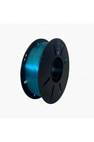 Microzey PETG Şeffaf Buz Mavi Filament - 1.75mm - 1 Kg