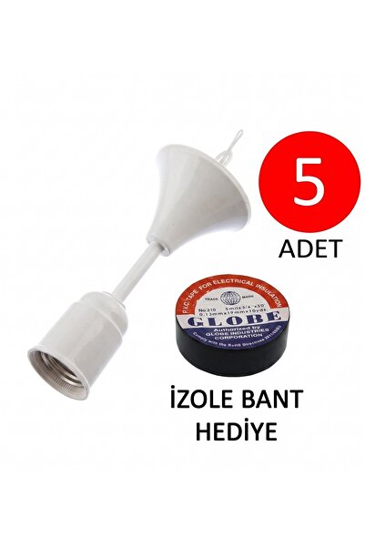 Seal Elektrik 5 Adet Tam Set Tij Duy (E27) + 1 Adet Globe Elektrik Bandı Hediye
