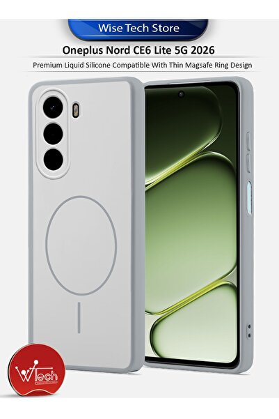 Wtech Oneplus Nord CE6 Lite 5G 2026 SilkTouch Premium Matte Silicone Protecti...