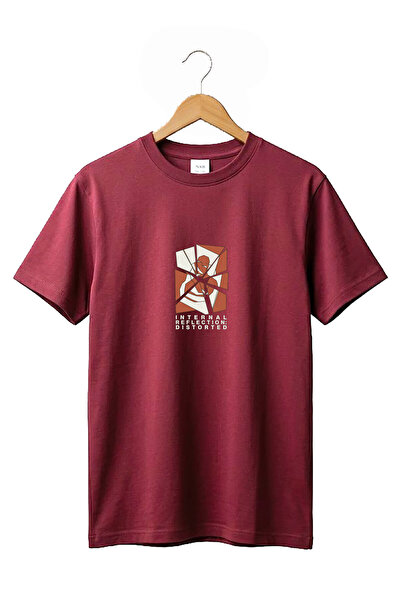 onsrawear Internal Reflection Printed Minimalist Abstract Graphic Design 100%...