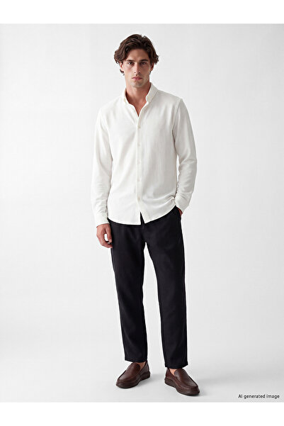 LC Waikiki Nevavm Regular Fit 100% Linen Men's Trousers with a Difference