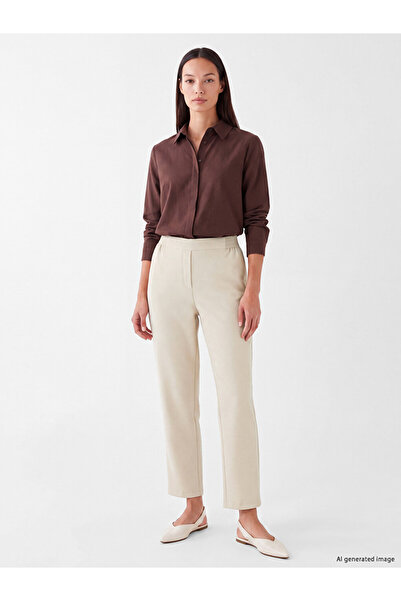 LC Waikiki Lcwaikiki Classic Women's Trousers with Elastic Waist