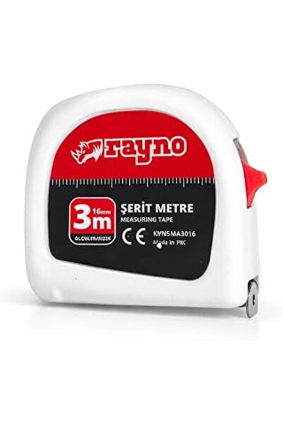 syncticaret Rayno 3 Meter Tape Measure 16mm – Professional Measuring Tape, Lo...
