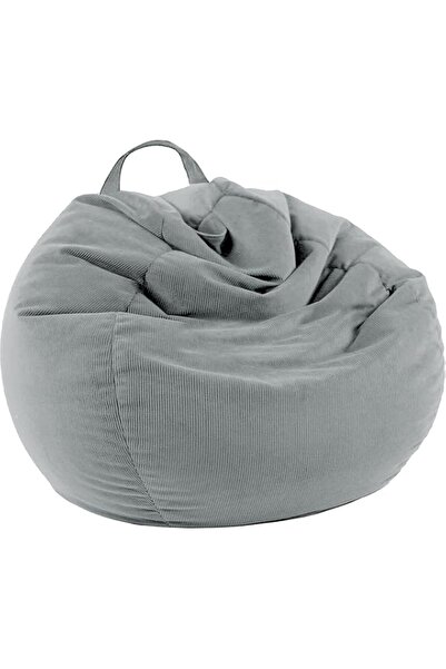 Generic LPMOERA Stuffed Animal Storage Bean Bag Chair Cover (No Filler) For K...