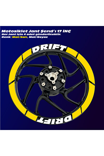 Sixteen Sticker Mondial Drift L Wheel Strip 17"