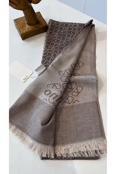 EB SCARF Șal din lână și bumbac importat