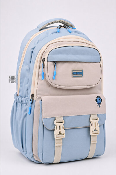 WANDER BAG 7380 Kore Tarzı Çok Bölmeli, Geniş İç Hacimli, Suluk Cepli Okul ve Günlük Sırt Çantası