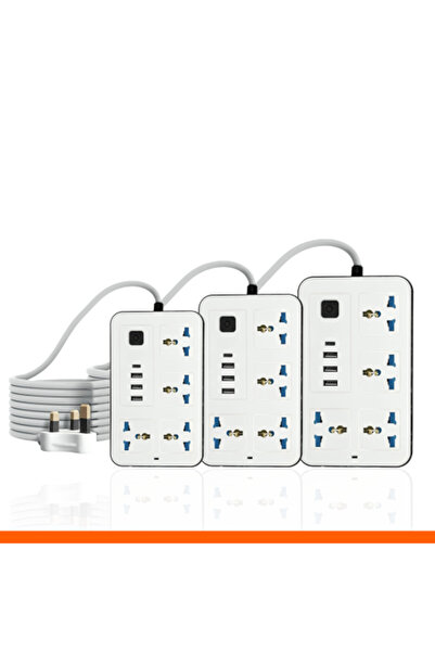 Spon 3-Connector Electrical Outlet 5 Meters 2500W