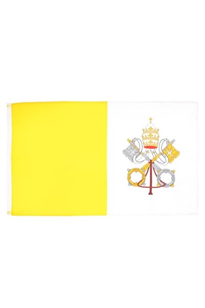 Generic AZ FLAG - Vatican Flag - 150 x 90 cm - 100% Polyester Vatican Flag wi...