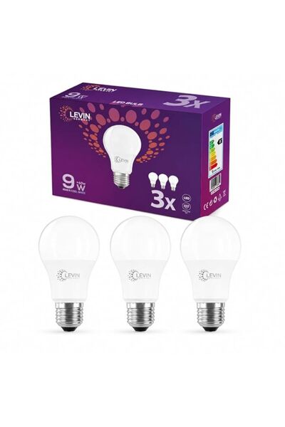 Generic Levin Germany LED Bulb 9W E27 – 6500K Day cool White | 60W Equivalent...