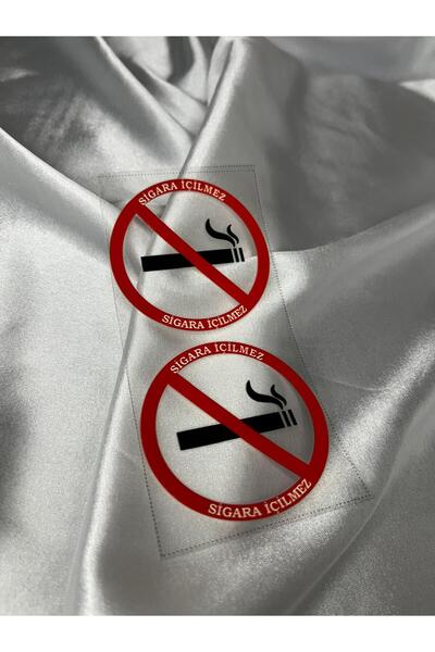 CEBECİOTO No Smoking Embossed Sticker