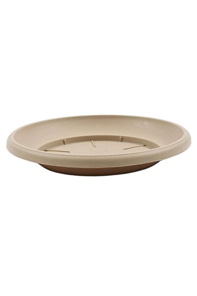OEM Farfurie ghiveci Critex Infinity, plastic, rotunda, crem, D 18 cm