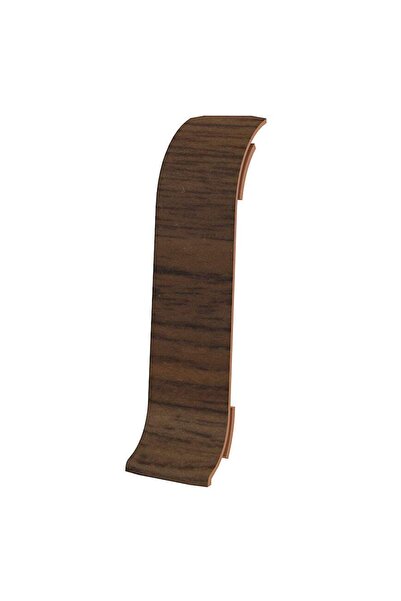 OEM Skirting board connector Vilo Flex 528, walnut, 55 x 22 mm, 2 pcs/set