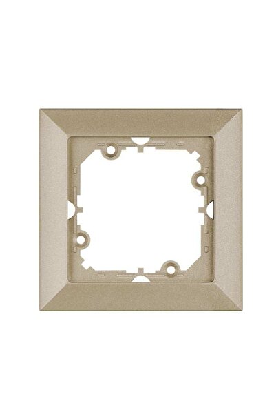 OEM Abex Perla RA-1P SAT frame, 1 post, satin, for socket / switch