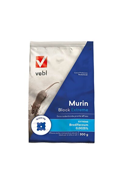 OEM Momeala bloc pentru combatere soareci / sobolani, Murin Block Extreme, 300 g